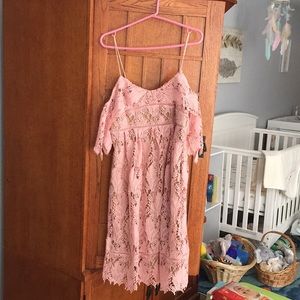 Motherhood off shoulder maternity dress